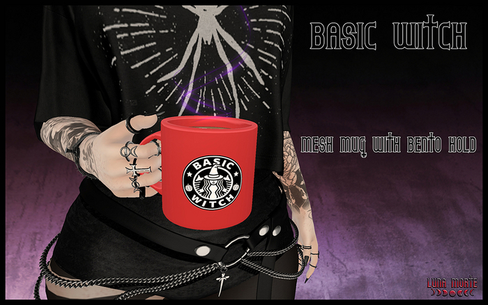 *LunaMorte* Basic Witch Mug
