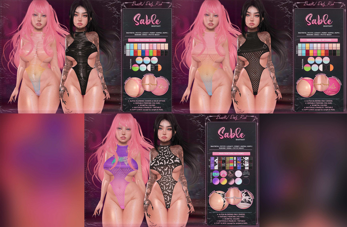 *B.D.R.* Sable -Bodysuit- (Fatpack)