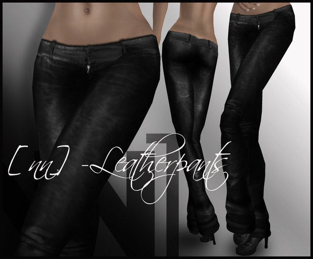 [nn] -Leatherpants -black