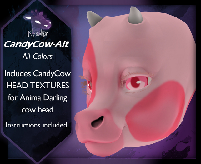 KHAOTIX - CandyCows - Darling Cow Textures