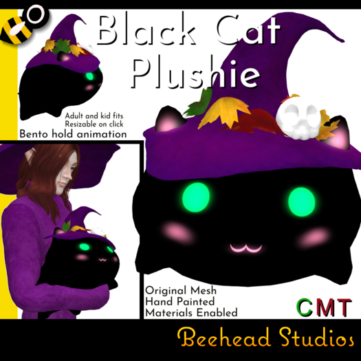 Black Cat Plushie