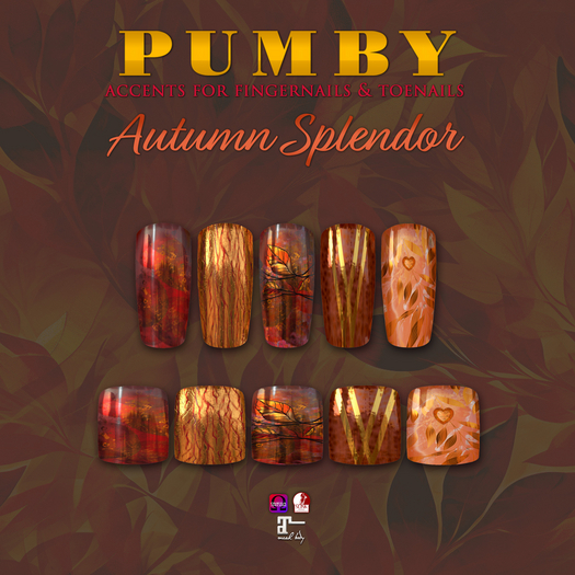 PUMBY* Accents - Autumn Splendor - Finger & Toenail Huds S-M-O