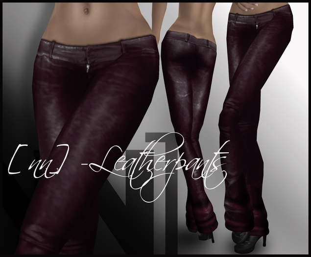 [nn] -Leatherpants -purple