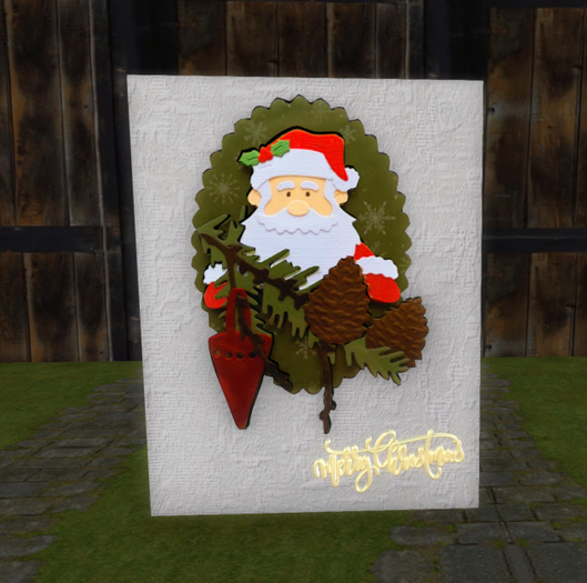 22 christmas card santa tree 15 units