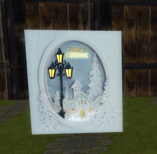 christmas greeting card houses 20 units