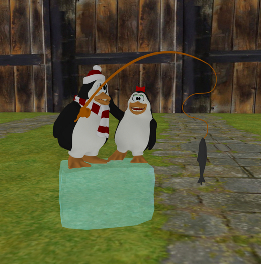 20 penguin fishing