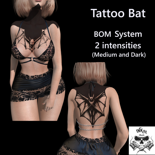 Tattoo Bat - InKira Studio