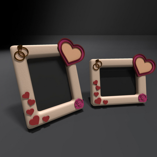 [TFW] Love Frame (copiable) in mesh