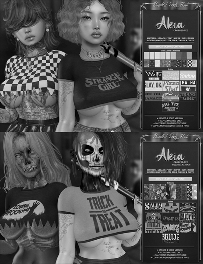 *B.D.R.* Akia -Cropped Tee- DEMO