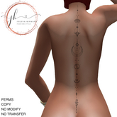 JK BOM Tattoo - Spine Meditation