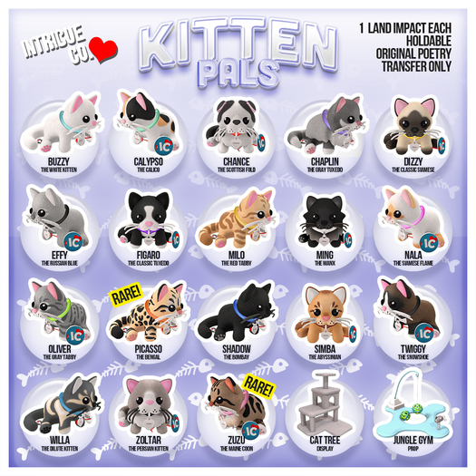 Intrigue Co. - Plushie Pals: Kitten Pals - Jungle Gym