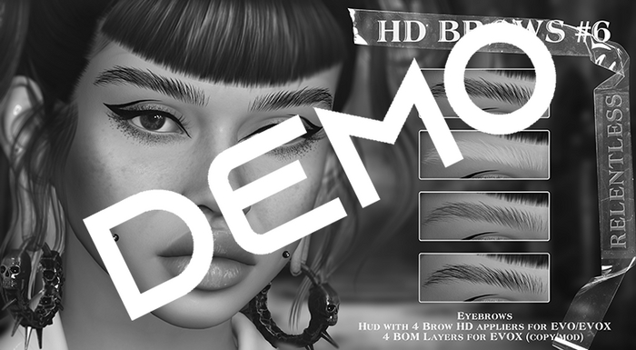RELENTLESS HD BROWS #6 DEMO