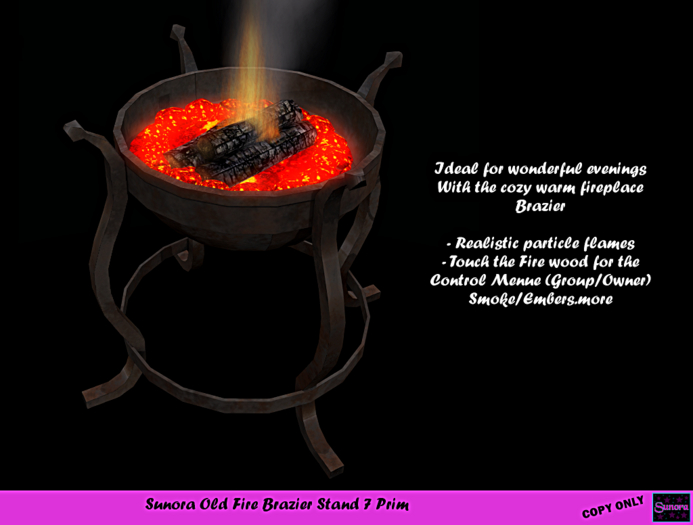 Sunora Old Fire Brazier Stand