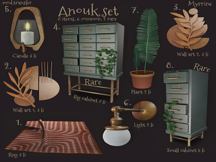 2. Myrrine. Anouk set wall art 1