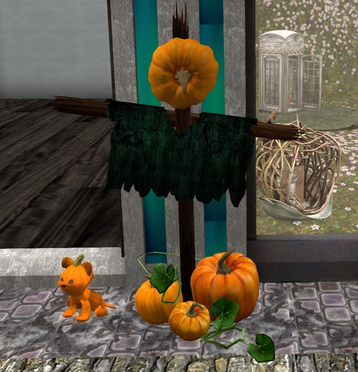 Painfully Divine Primitive Pumpkin Scarecrow (Rare)