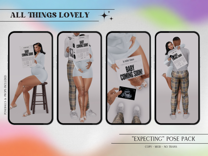 ATL - Expecting Pose Pack *Add Me*