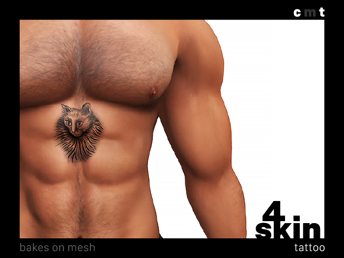 Second Life Marketplace - 4skin Kitty Tattoo BOM