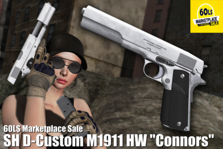Second Life Marketplace - SH D-Custom M1911 HW [SG] F (Unpack)