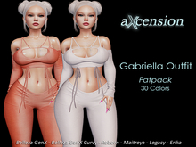 aX: Gabriella Outfit 30 Colors FatPack