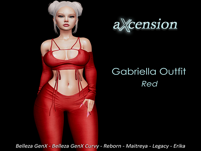 aX: Gabriella Outfit Red