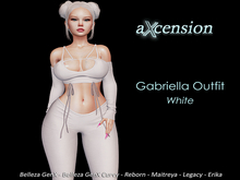 aX: Gabriella Outfit White