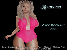 aX: Alice Bodysuit  Pink