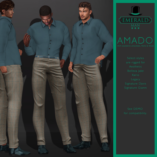 EM Amado Outfit Teal