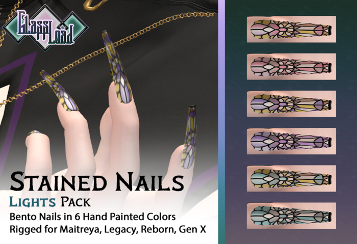 .: GL :. Stained Nails LIGHTS [ All Bodies ]