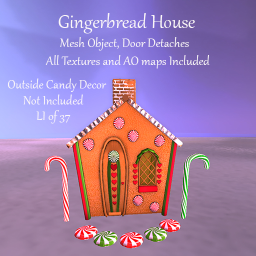 Bad Katz Gingerbread House Full perm mesh