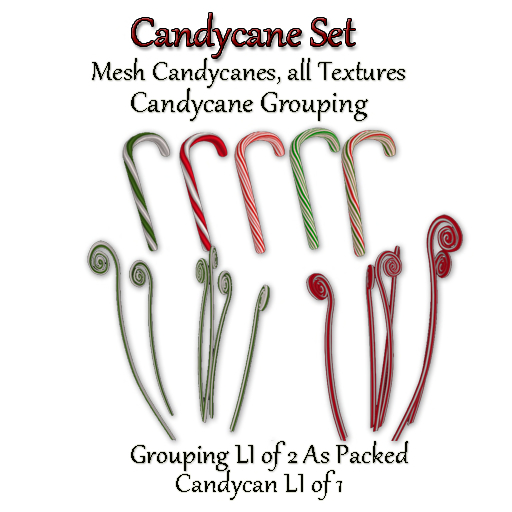 Bad Katz Candy cane Set full perm mesh