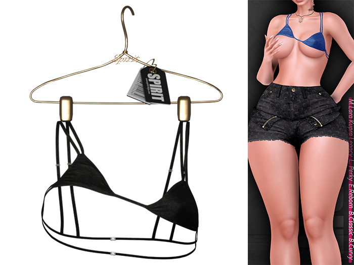 SPIRIT - Indi bra [BLACK]