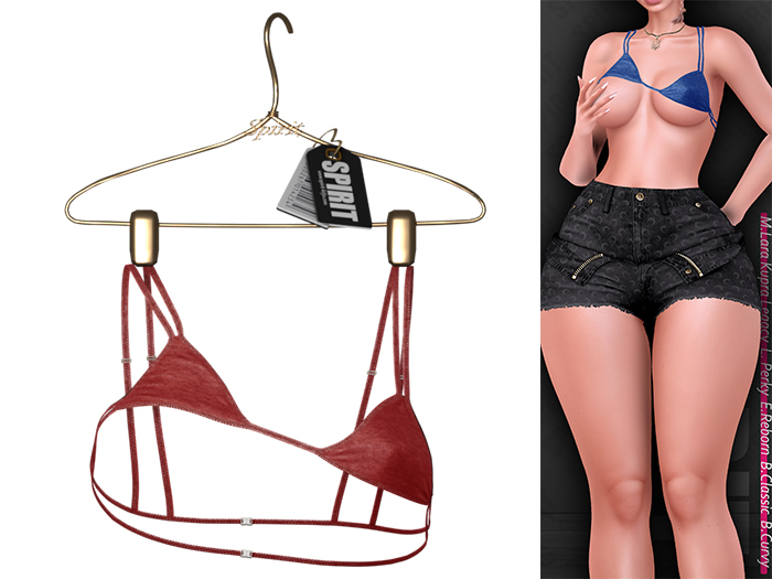 SPIRIT - Indi bra [RED]