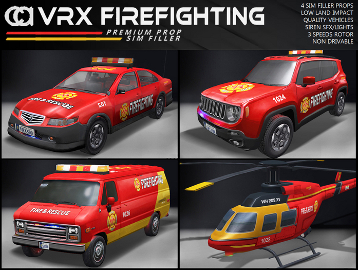 [CA] THE PREMIUM PROPS VRX FIREFIGHTING 1