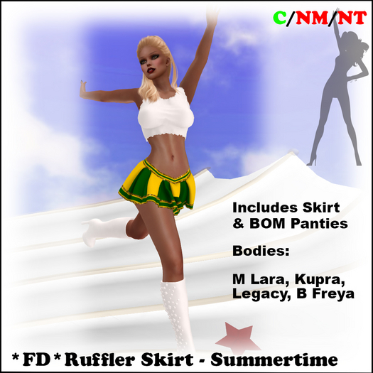 *FD* Ruffler Skirt [BOXED] Summertime