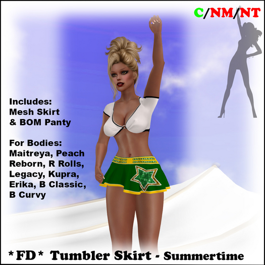 *FD* Tumbler Skirt Set [Boxed] Summertime