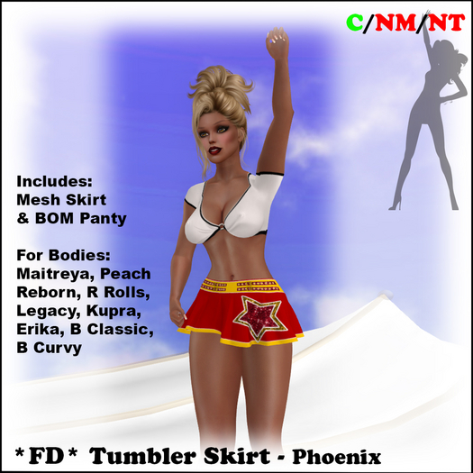 *FD* Tumbler Skirt Set [Boxed] Phoenix