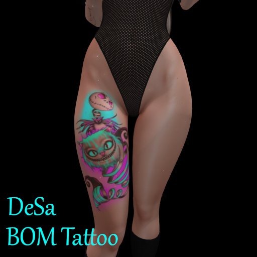 DeSa -Cat H-Color- BOM Tattoo (Add)