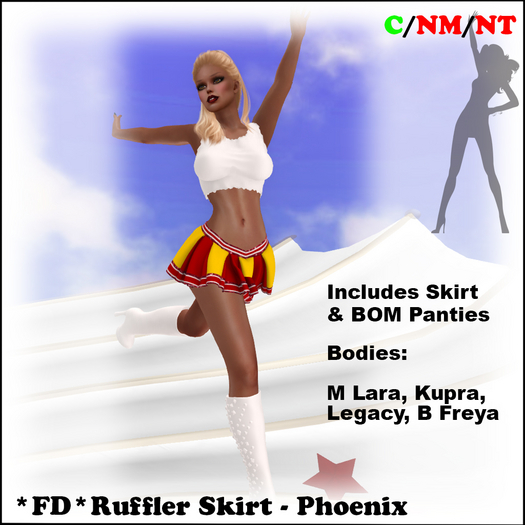 *FD* Ruffler Skirt [BOXED] Phoenix