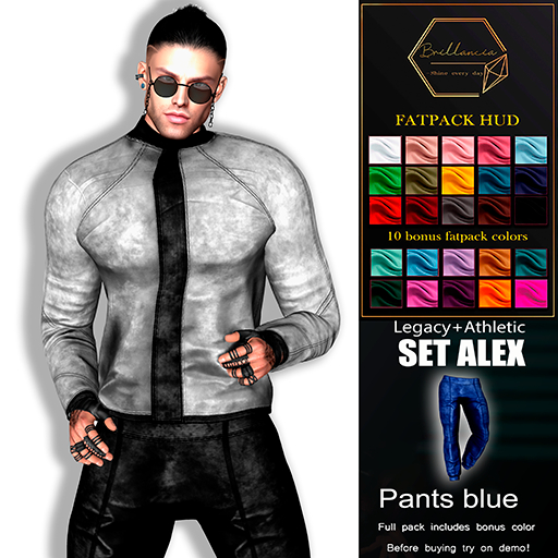 *BOY * BRILLANCIA* - Set  Alex  pants  blue