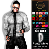 *BOY * BRILLANCIA* - Set  Alex  pants  white
