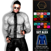 *BOY * BRILLANCIA* - Set  Alex shirt blue