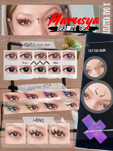 ---- PUMEC - MARUSYA - BEAUTY SET - LELUTKA EVO X