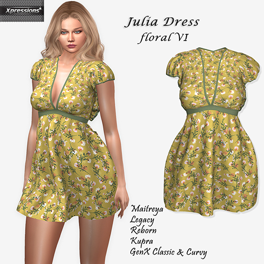 [Xprs] - Julia Dress Floral VI
