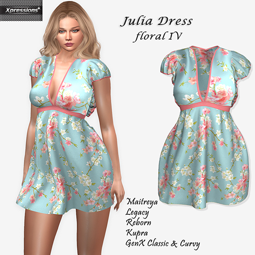 [Xprs] - Julia Dress Floral IV