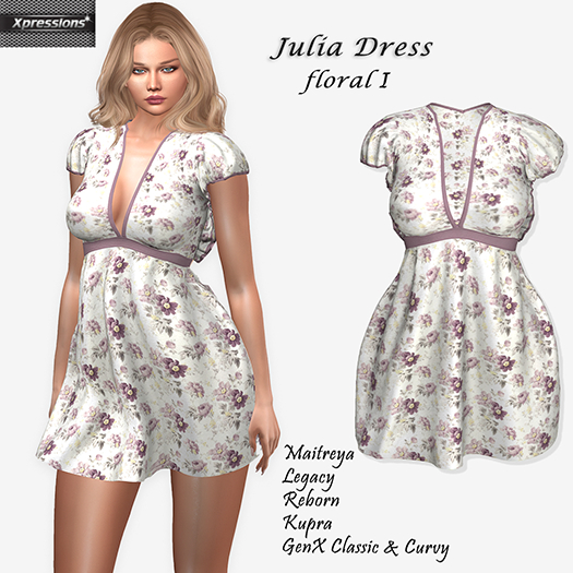 [Xprs] - Julia Dress Floral I