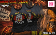 Tank top Want some candy? Rhinestones- Vivi