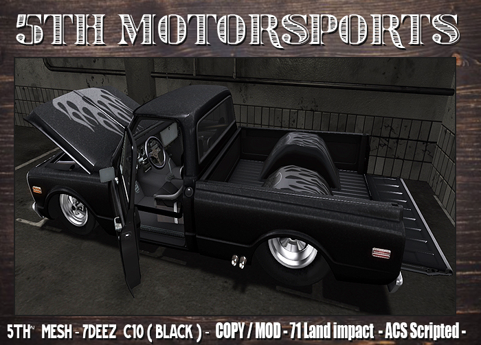 5TH ~ MESH - 7DEEZ C10 (Black) Daily Driver