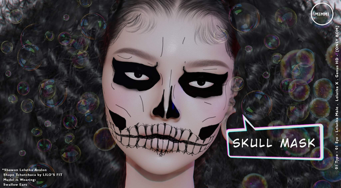 Mimmi Collection #Skull Mask_Lelutka Male