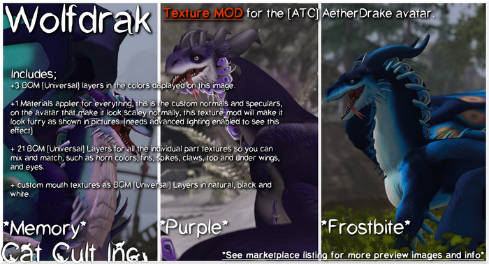 Wolfdrak Purple, Memory, Frostbite