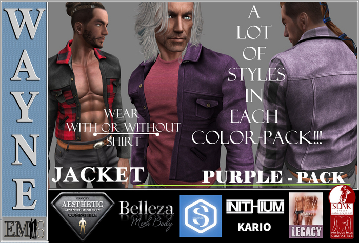 EMS - WAYNE JACKET - PURPLE PACK